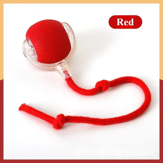 Rechargeable Automatic Rolling Tail Ball - The Ultimate Smart Toy for Dogs and Cats