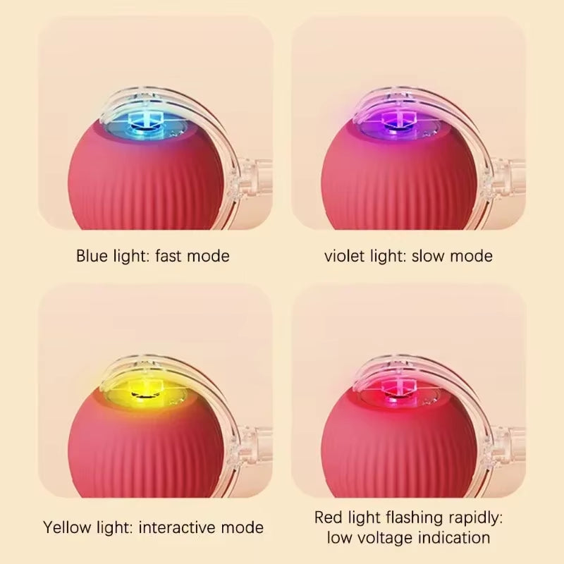 Rechargeable Automatic Rolling Tail Ball - The Ultimate Smart Toy for Dogs and Cats